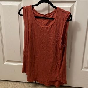 Madewell Tank Top Shirt Womens Large Rust